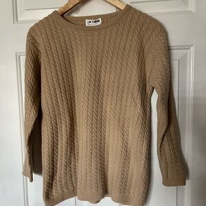 SUTTON STUDIO at Bloomingdales100% Cashmere Crewneck Cable Sweater Beige Medium